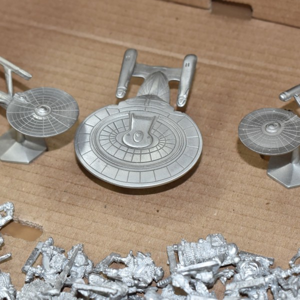 Detail From Collection Of Star Trek And Dungeons And Dragons Pewter Figures Sold £620