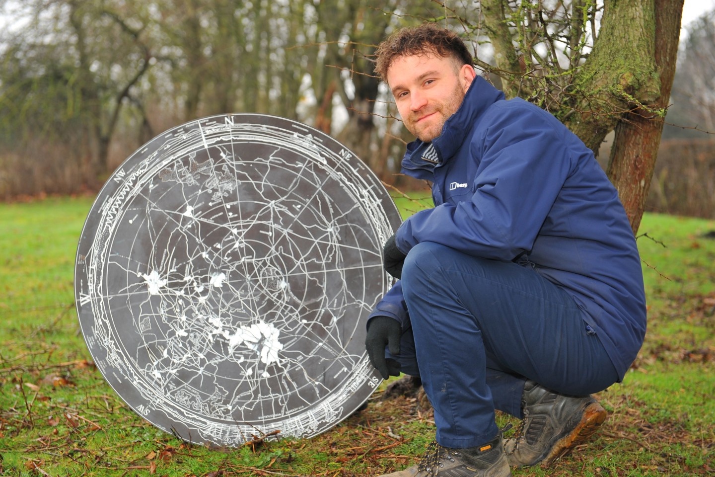 Barr Beacon Topographical Map DB1