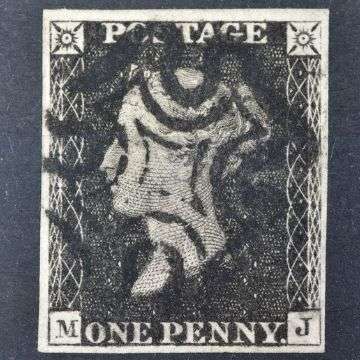 Stamps & Postal History Sale Thursday May 13 2021 This ‘plate 11’ Penny Black could fetch a four-figure sum at auction.