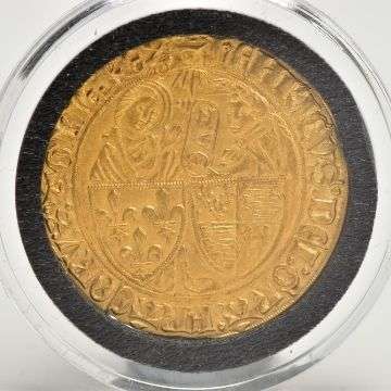 Henry VI hammered Anglo-Gallic Salut d'Or web