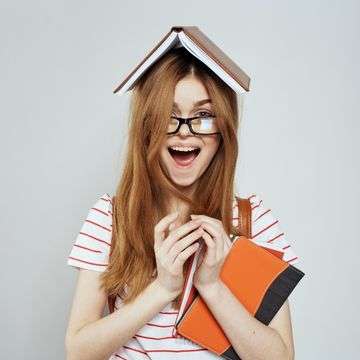 Royalty-free stock image of a student sourced from Canva