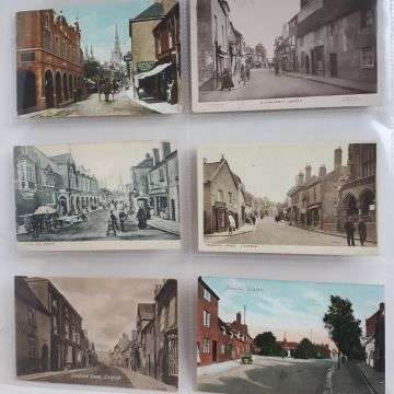 Lichfield in bygone days: Conduit Street, St John Street, Tamworth Street, Sandford Street and Greenhill.