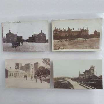 Views of Whittington Barracks and the Soldiers' Home, which later became the clubhouse of Whittington Heath Golf Course.