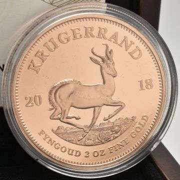 A 2018 Krugerrand, sold for £3,200.