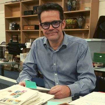 Stamps specialist Phil Ives.