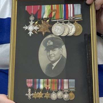‘Impressive’ WW2 Royal Navy officer’s MBE and medals in Tamworth auction