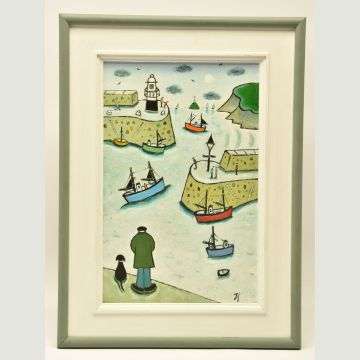 Joan Gillchrest’s oil painting ‘Early Morning At St Ives Harbour’ sold for £1,050.
